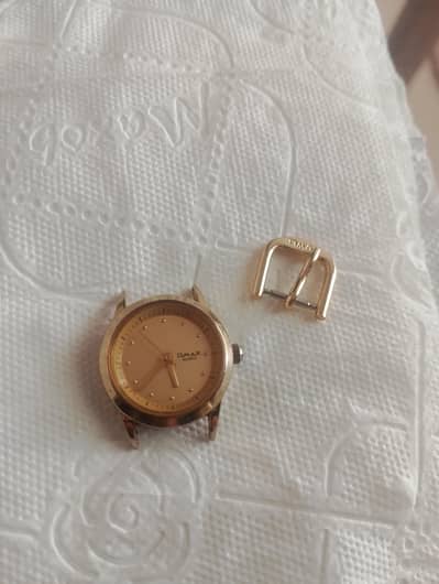 Gold plated Omax Watch