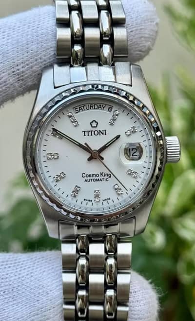 TITONI Cosmo King 797 S-307 Swiss Mens Auto
