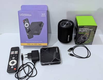 H96max with high quality wireless speaker