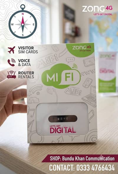 Original Zong Bolt+ Router MBB SIM | New Stock | Cash On Delivery