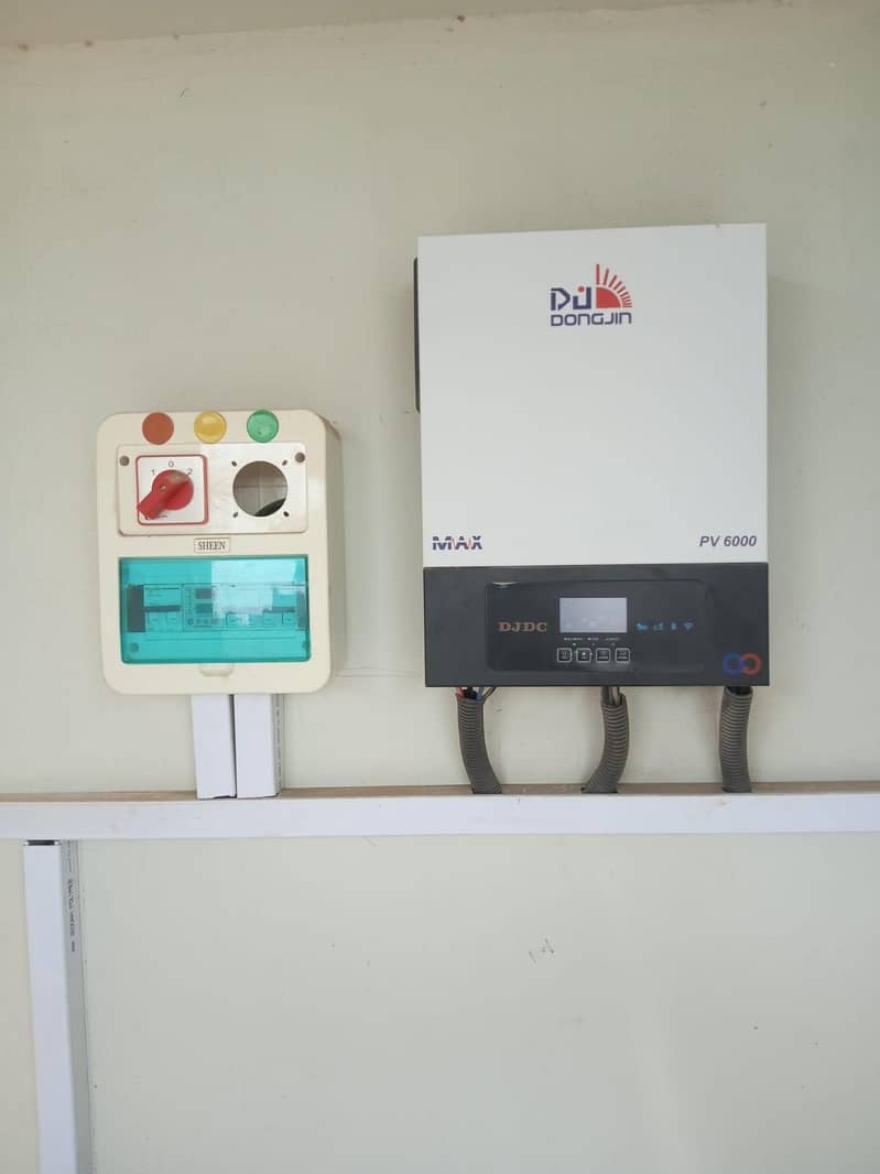 electrition DC &AC solar panel system &strackcher 2