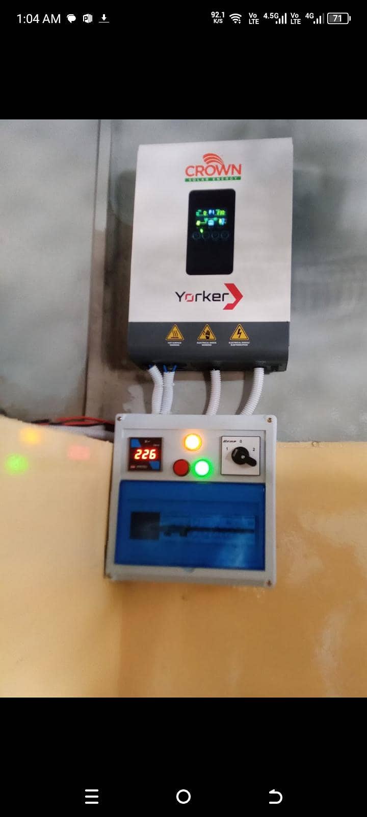 electrition DC &AC solar panel system &strackcher 12