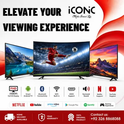 ICONIC 32XBL9 | 2-Years Panel & 1-Year Parts Warranty Vertex Series |