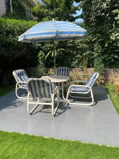 Garden chair and table