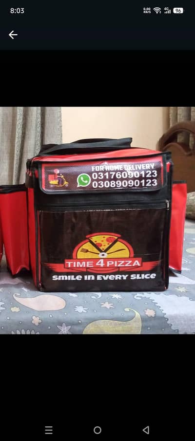 food delivery Bags high quality customized pizza