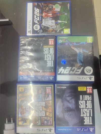 PS5 / PS4 Games for sale FC, GTA, Last of Usy