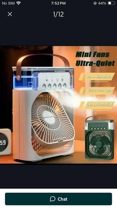 Mist fan air cooler