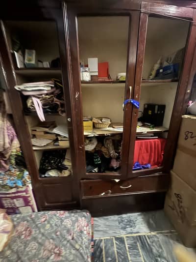 Strong wooden cupboards