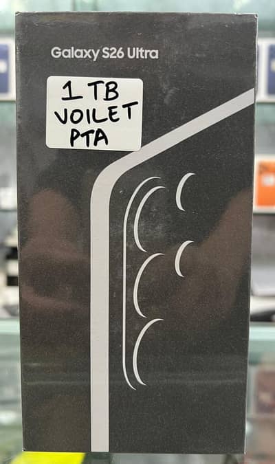 SAMSUNG GALAXY S26 ULTRA 16-1TB VIOLET BOX PACK OFFICIAL PTA APPROVED