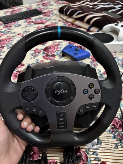 PXN V9 Racing Wheel + Gear Shifter | Complete Box Pack