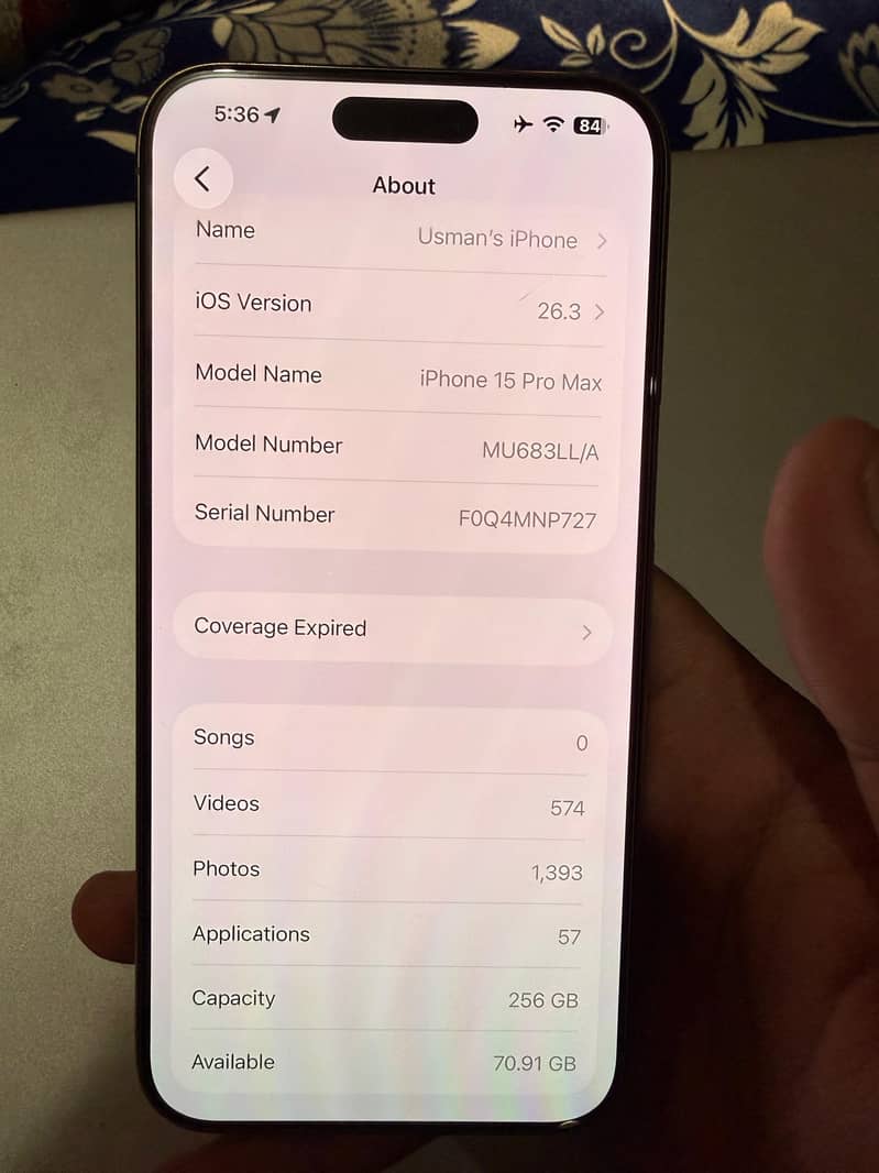 Iphone 15 pro Max 5
