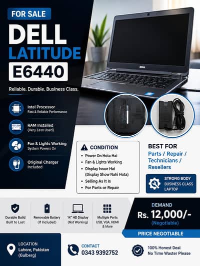  Dell Latitude E6440 For Sale  Dellud