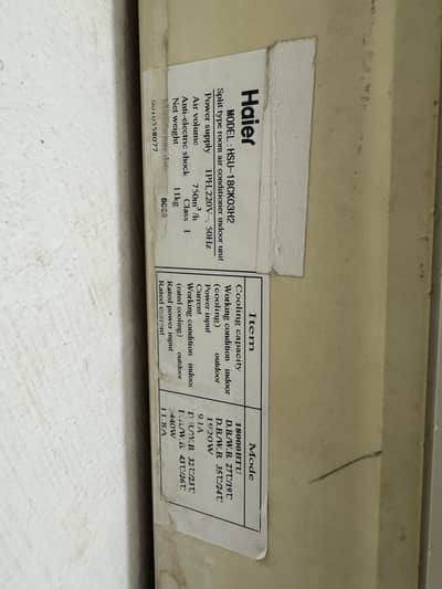 Haier 1.5 ton split ac