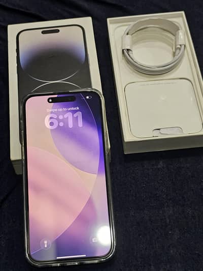 Apple iPhone 14 Pro Max 128gb clean phone with box
