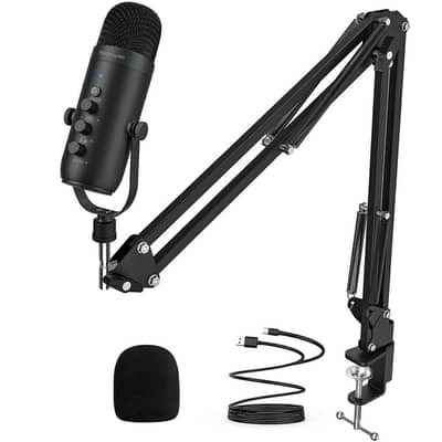 Haomuren Professional USB Streaming Podcast PC Microphone