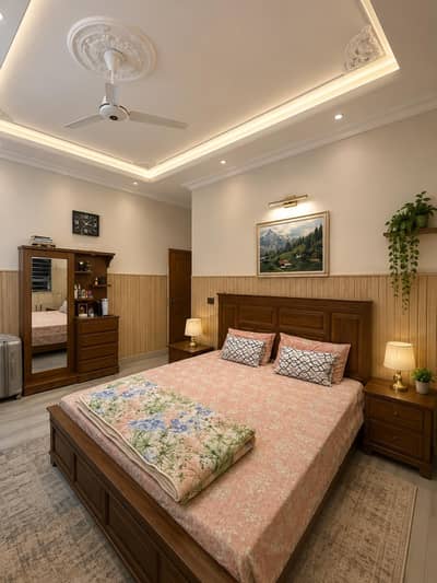 Premium Solid Wood Bedroom Bed Set – Excellent Condition 10/10