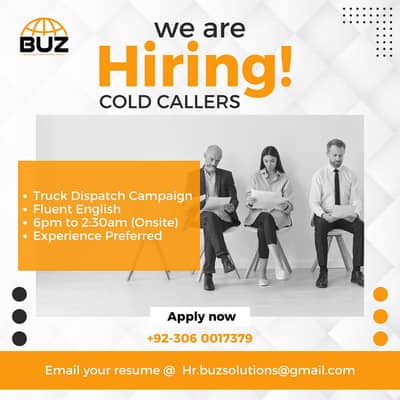Cold Caller Jobs in Lahore | Truck Dispatch Campaign | Night Shift