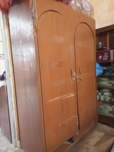 Iron bed almari