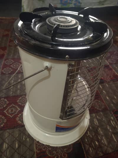 Gas Stove with Heater