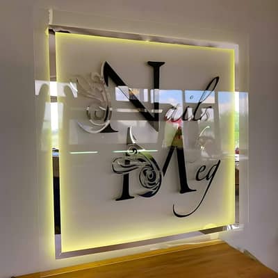 Arcylic Neon Sign, Neon Sign, UV Print Sign, 3D Bored, Neon Stripe
