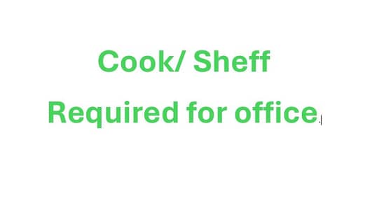 Cook Job