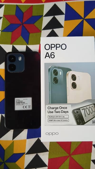 OPPO A6 8/256 10 month 20 days under warranty