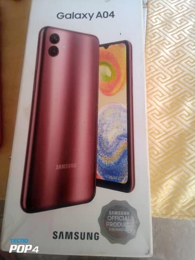 Samsung Mobile A04 with box