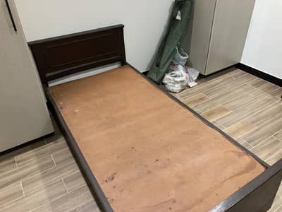 single bed with dressing for sale. . .