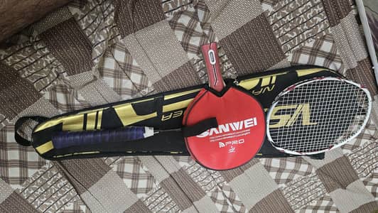 Donic Table tennis racket level 700 and badminton lightweight racket