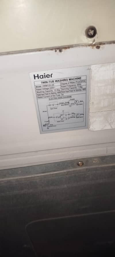 Haier Twin Tub for sale