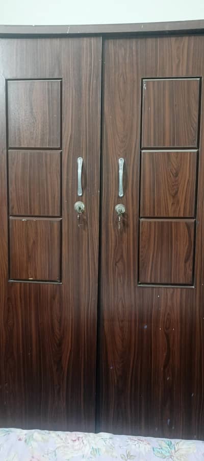 For Sale: Brown Wooden Cupboard – Used Condition