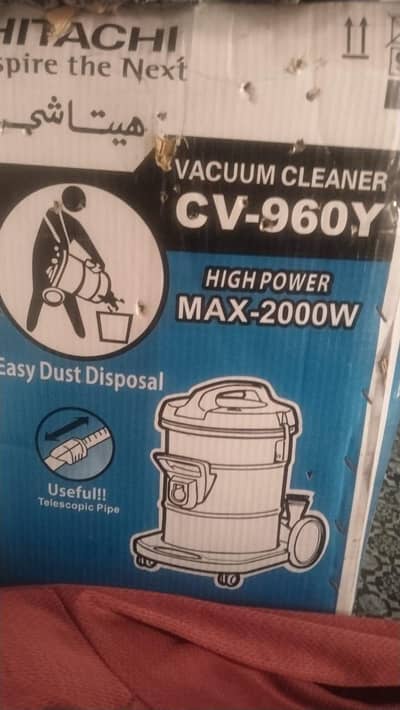 RS 18000 HITACHI VACUUM CLEANER CV-960Y HIGH POWER MAX_2000W