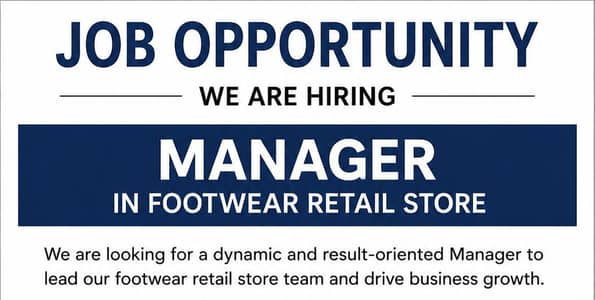 Retail store Beanch manager