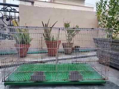 Steel folding cage big size