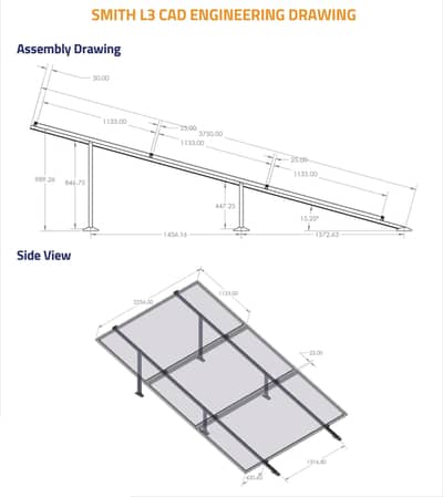 solar stand L3 frame / solar structure / solar mounting/L3 frame