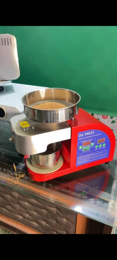 oil Press Machine - Oil Extractor - Cold Press - Oil Expeller