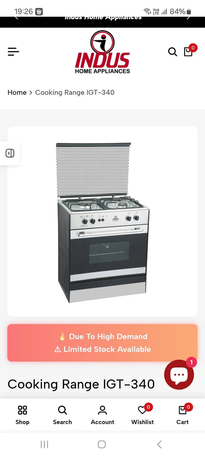 cooking range 1