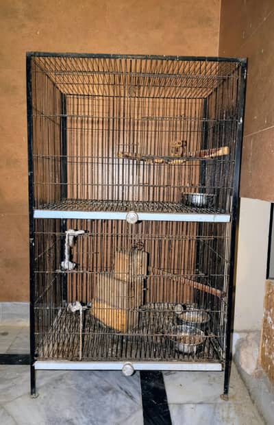 Cage For Sale 2 Portion Good Condition
