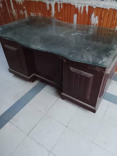 office table with chair in good condition