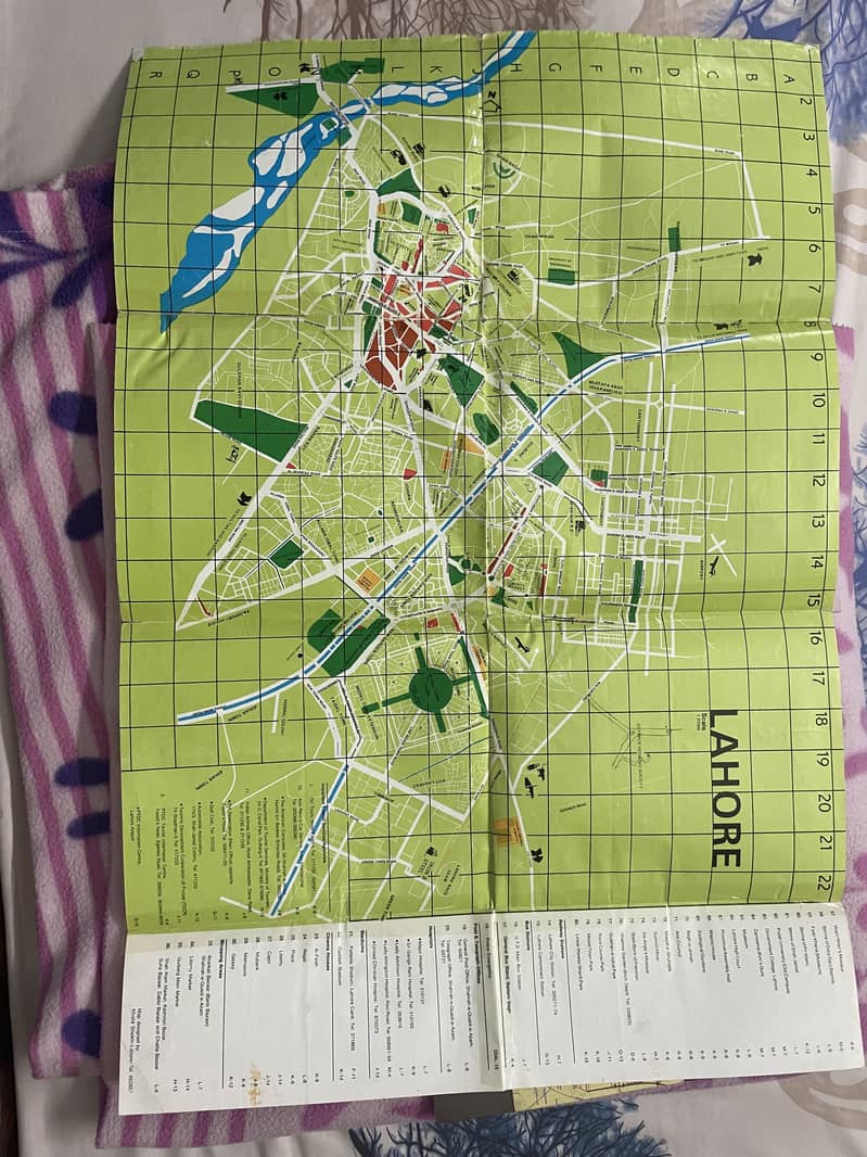 Lahore map old 1
