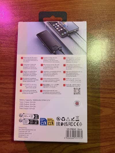 VEN-DENS power bank new pin packed 10,000MAH