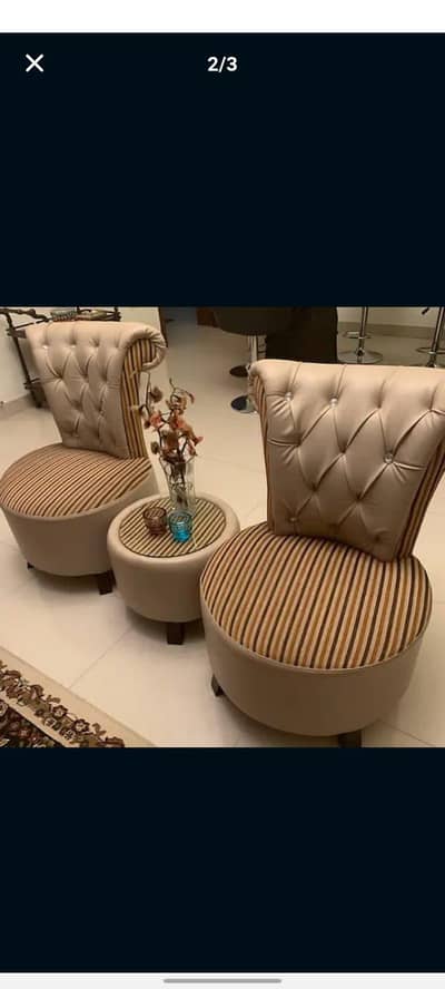 new chair with cofy tabal moltyfom