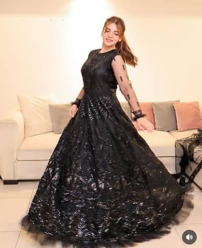 Black fancy Maxi