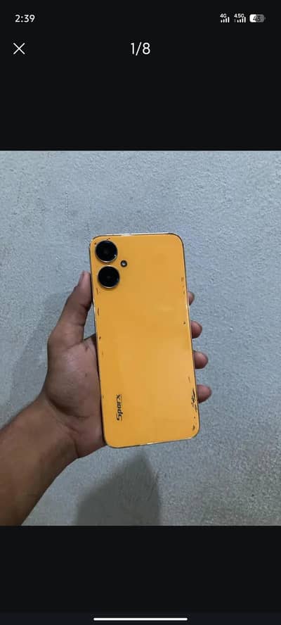 sparx new 7 ultra 8/128 all ok exchange pocbile