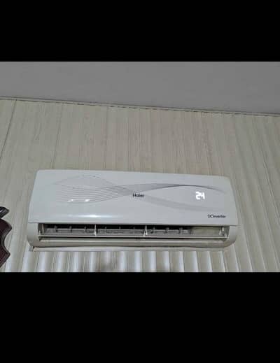 HaierDc Inverter 1.5ton no repair no demage orignal gase 4 year use