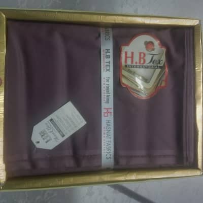 H. B tex royal king cotton unstitched 4.5 meter gift box packing
