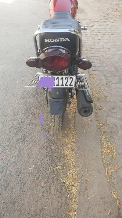 Honda CG125 Red Self Start 2023
