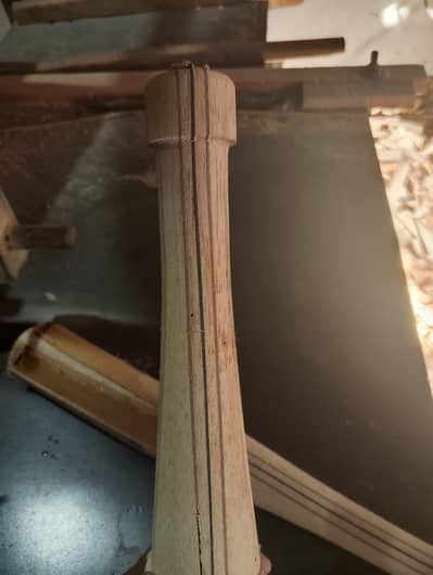 Hard ball bat handle