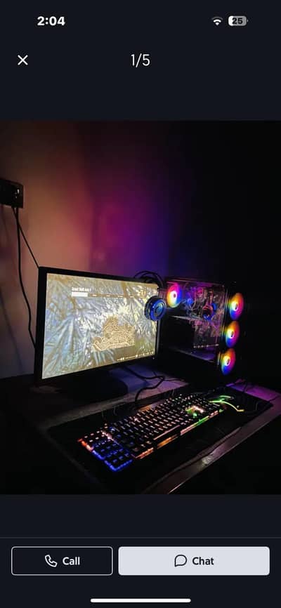 Core i5 4 gen Gaming setup