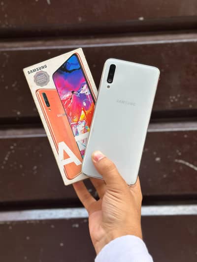Samsung Mobile A70 Official Pta Approved 6/128Gb (03284213008)